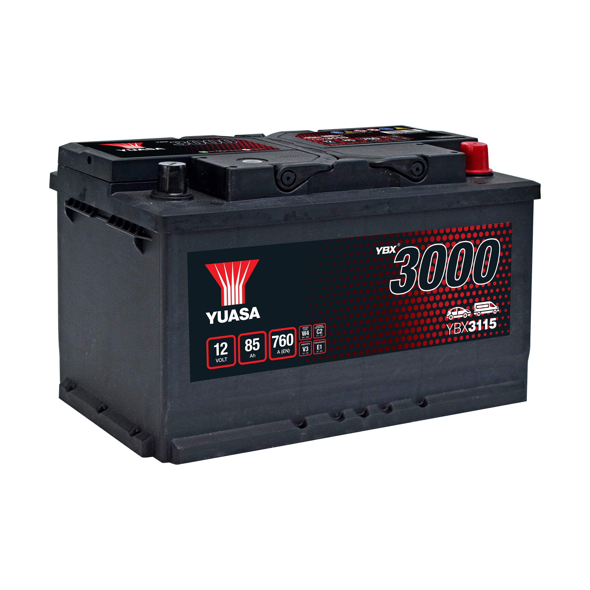 YBX3115 12v 85Ah 760ASMF Battery