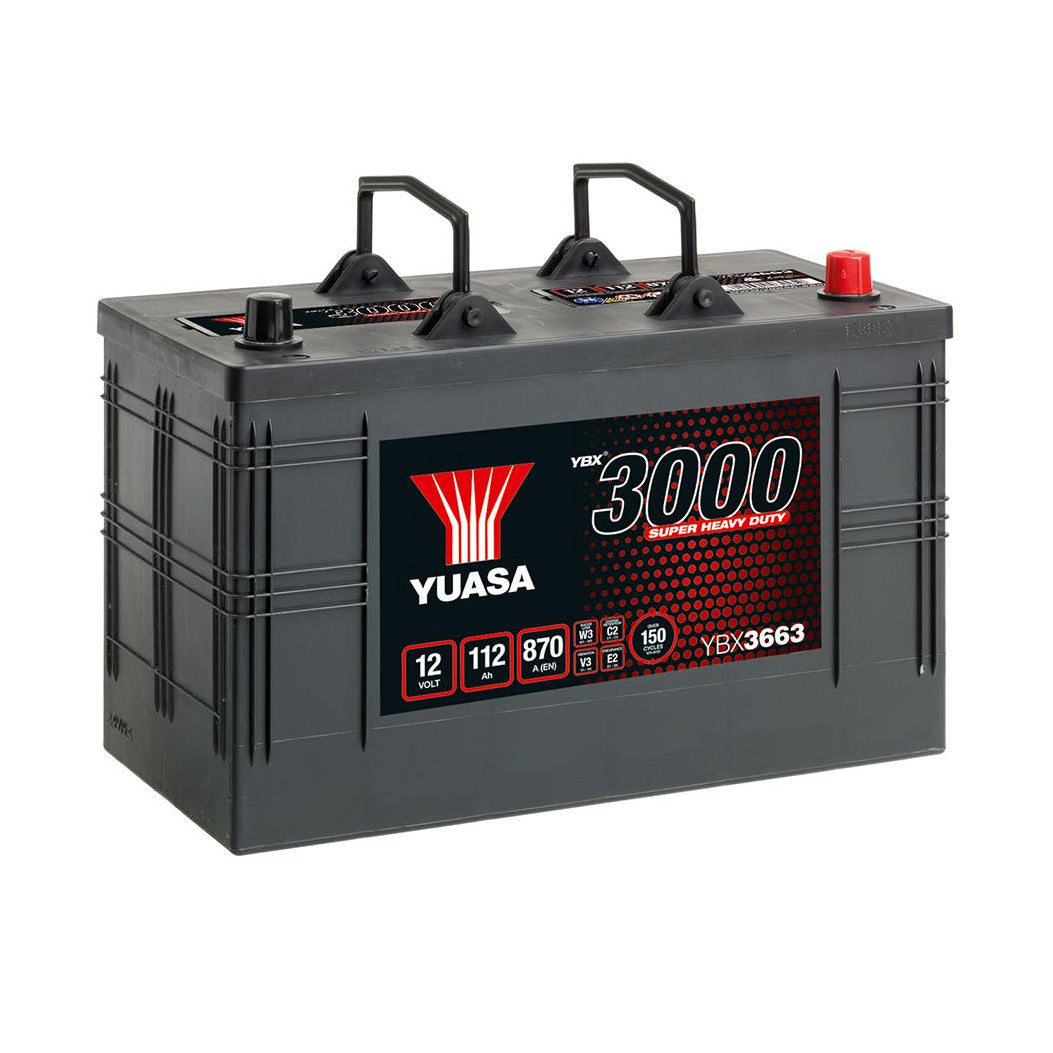 YBX3663 12v 112Ah 870ASuper Heavy Duty SMF Battery