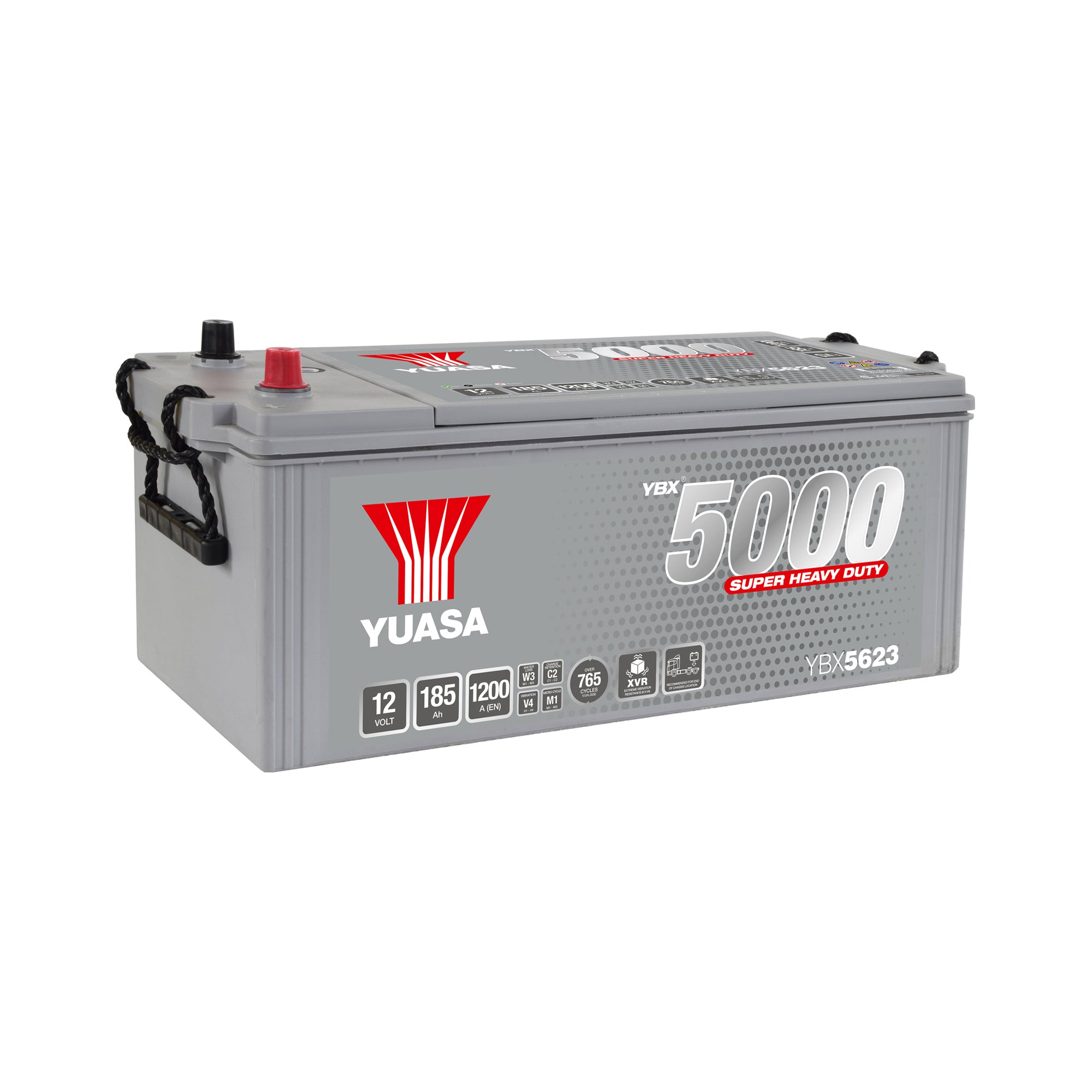 YBX5623 12V 185Ah 1200A Yuasa Super Heavy Duty SMF Battery