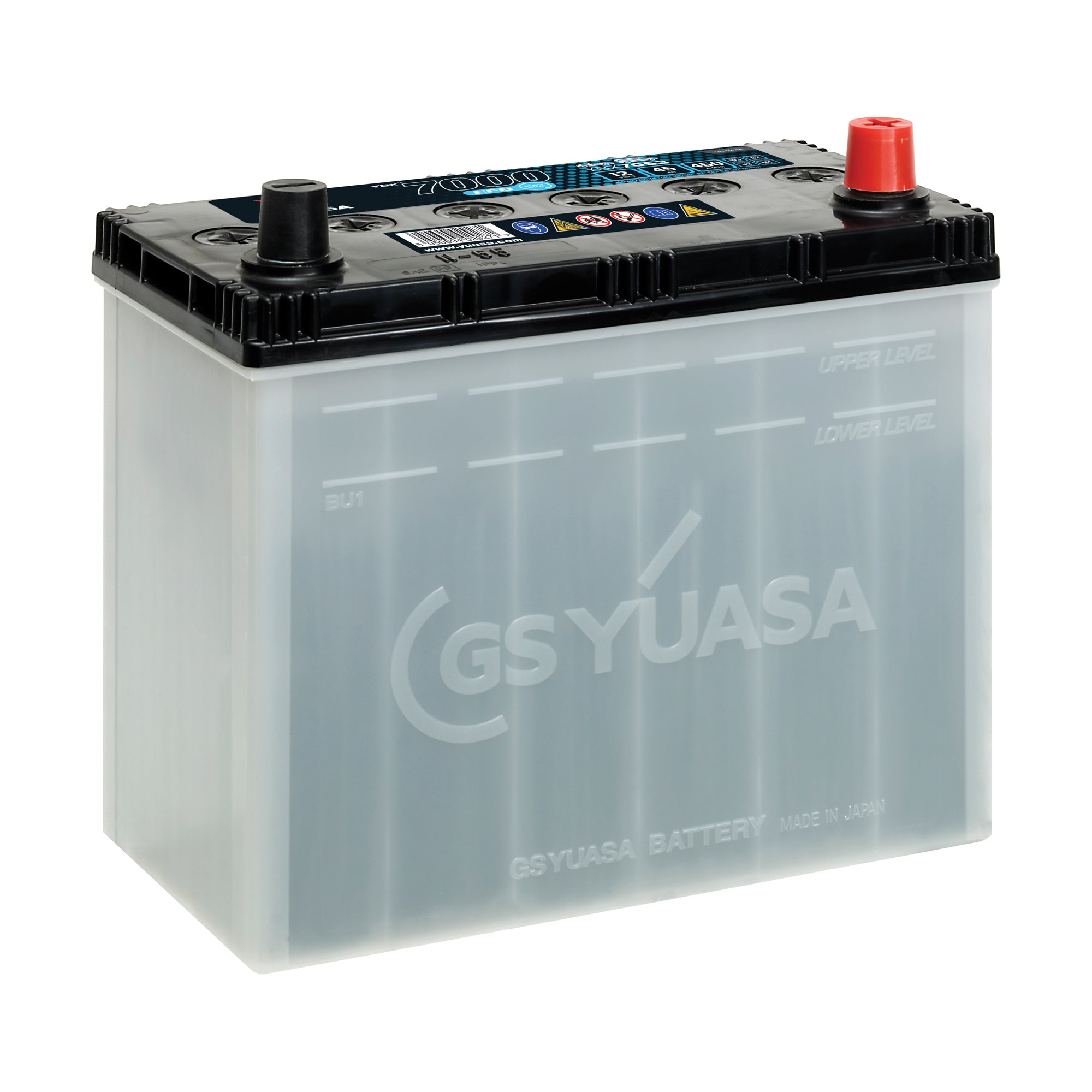 YBX7053 (N55) 12v 45Ah 450AEFB Start-Stop Battery
