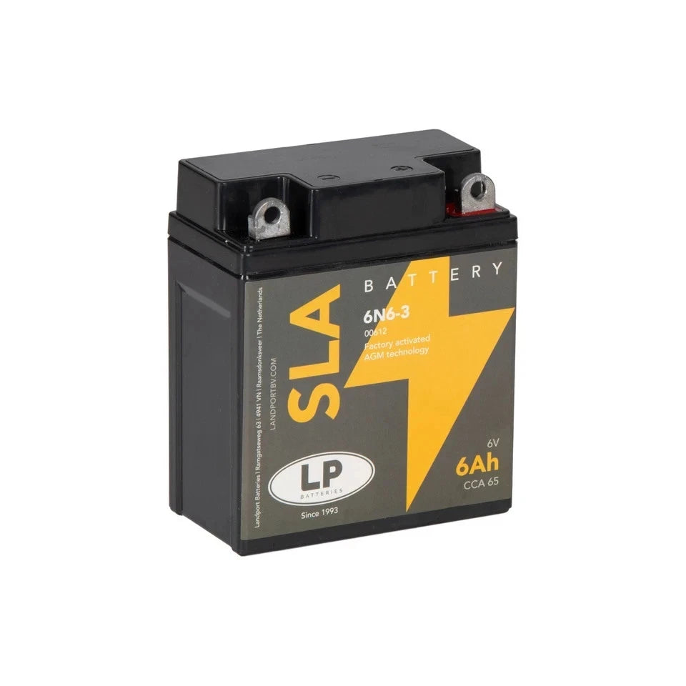 6N6-3 6v 6Ah AGM Battery